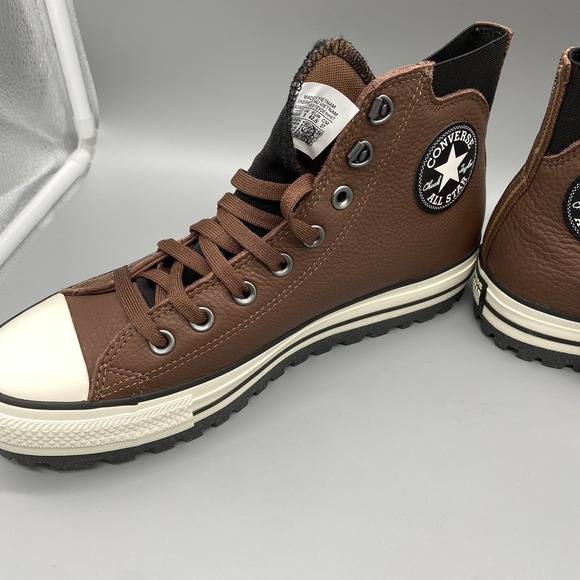 Converse Mens 9 Brown Chuck Taylor All Star City Trek Leather Waterproof Boot - Picture 9 of 15